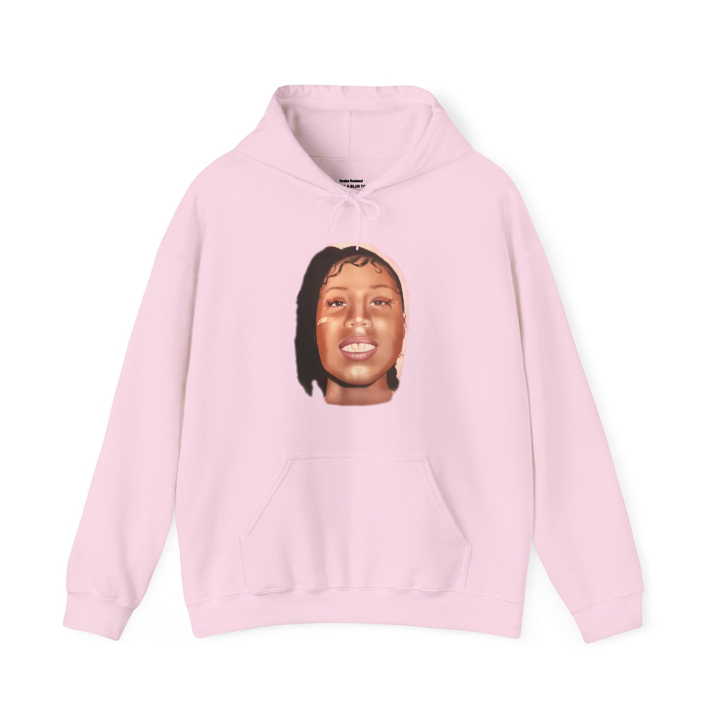 Drake Merch - Drake It's All A Blur Her Loss Signature Pink Tour Hoodie