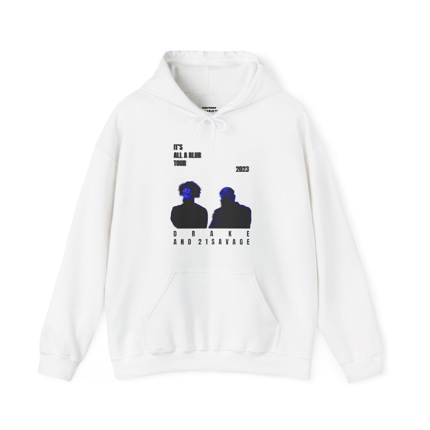 Drake Merch - Drake 21 Savage It's All A Blur Online Exclusive It's All A Blur Tour Hoodie