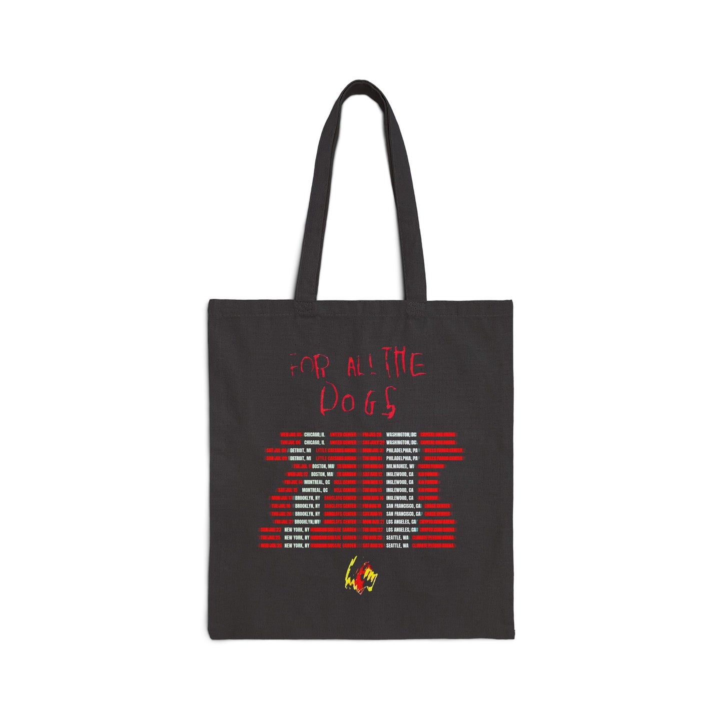 Drake Merch - Drake It's All A Blur For All The Dogs Tour Tote Bag