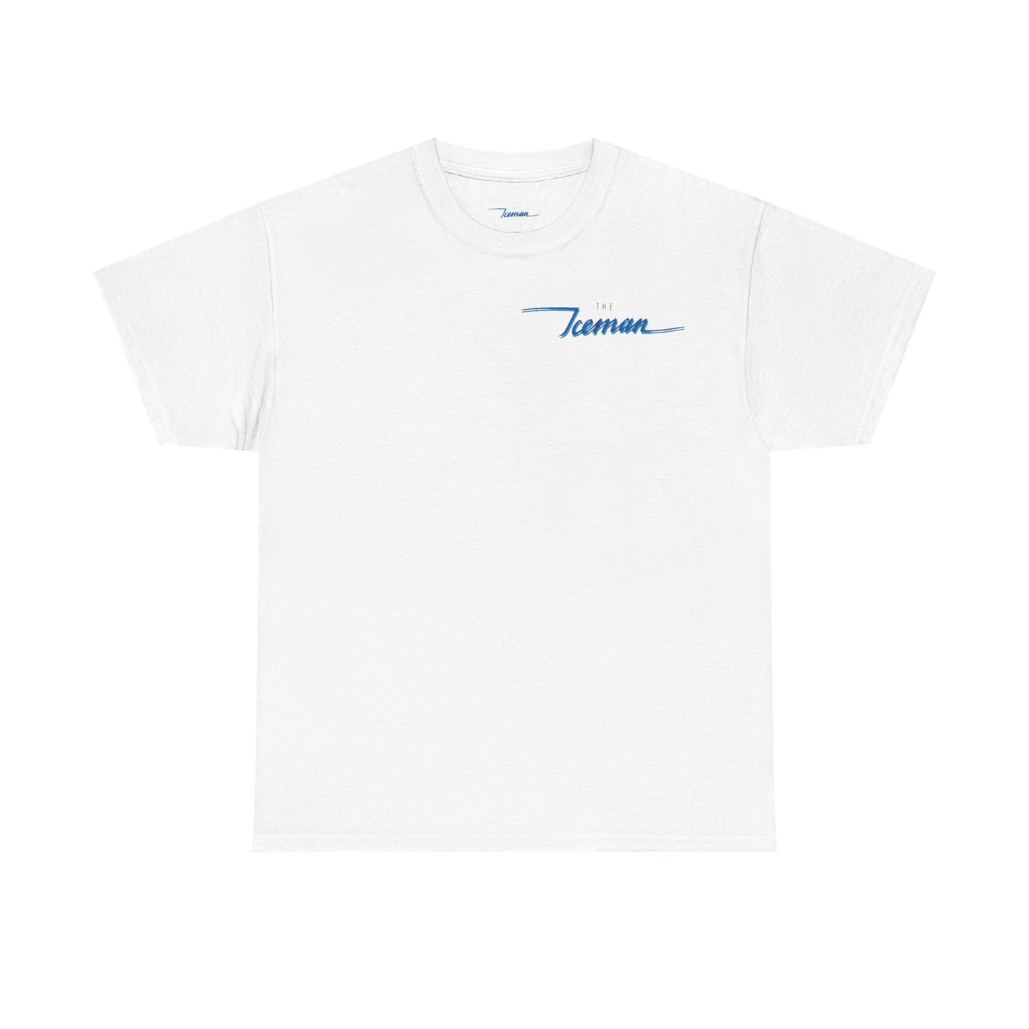 ICEMAN Blue Graphic White Tee
